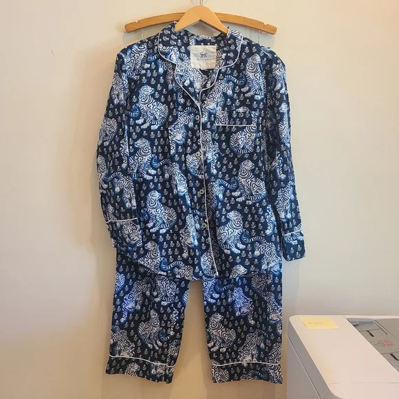 PRINTFRESH Tiger Queen Long PJ Set Size M - Picture 4 of 13